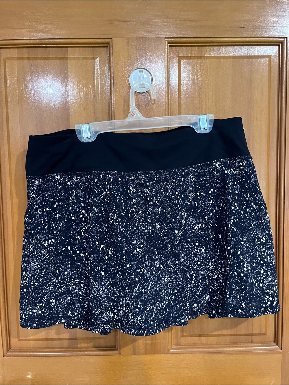 lululemon athletica Black Speckled Skater Skirt